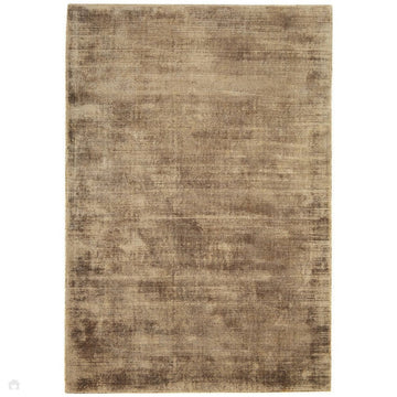 Blade Modern Plain Distressed Tonal Metallic Shimmer Hand-Woven Soft Textured Tip Sheared Loop Pile Silky Viscose Flatweave Mocha Rug-Asiatic Carpets-Rug Love - The Most Loved Rug Store